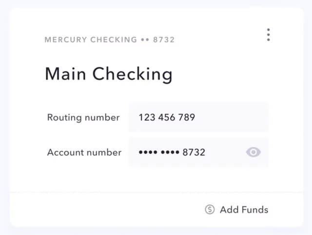 checking account