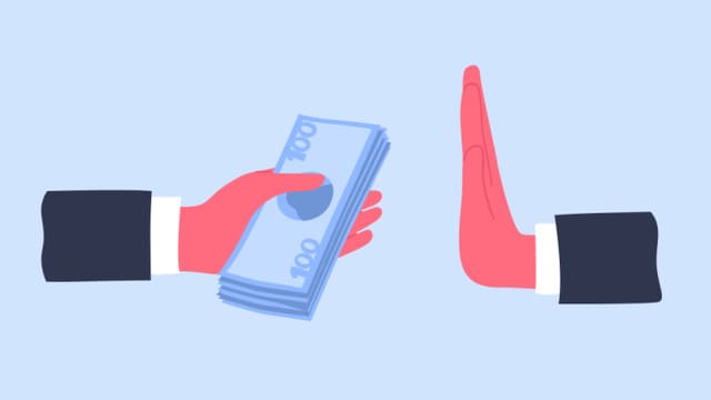 dinero por separado