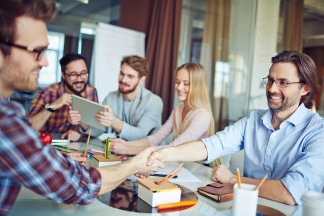 negocios entre personas